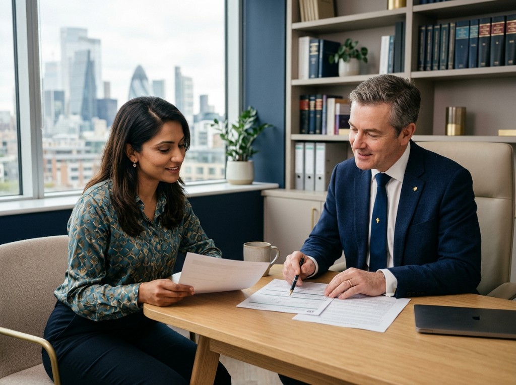 Ackers & Company Solicitors team reviewing a client matter together